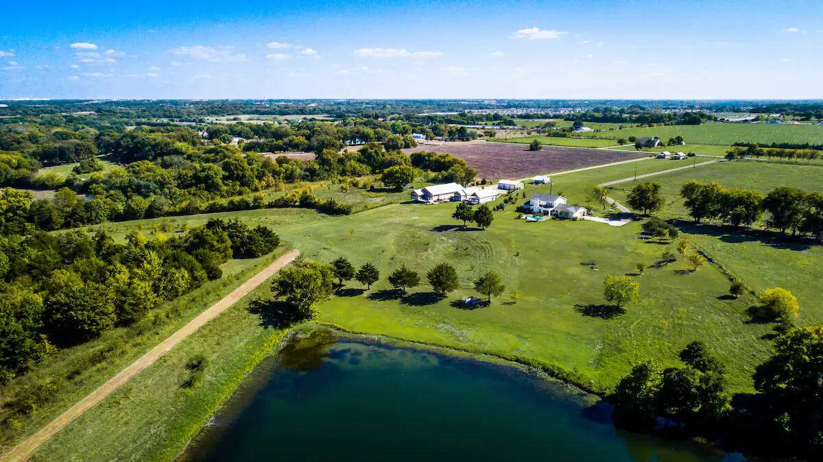 Main view of the ranch